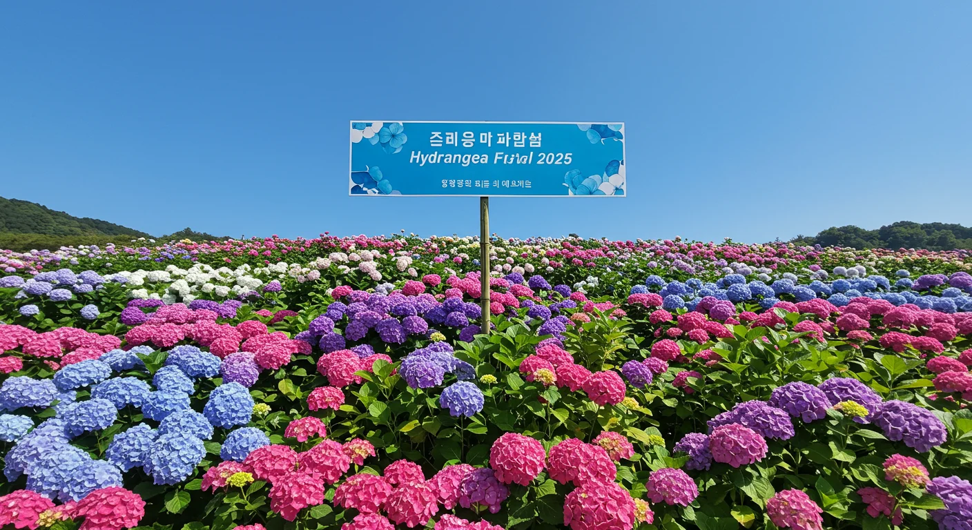 울산 수국축제 2025: 언제 어디서 만날까요?