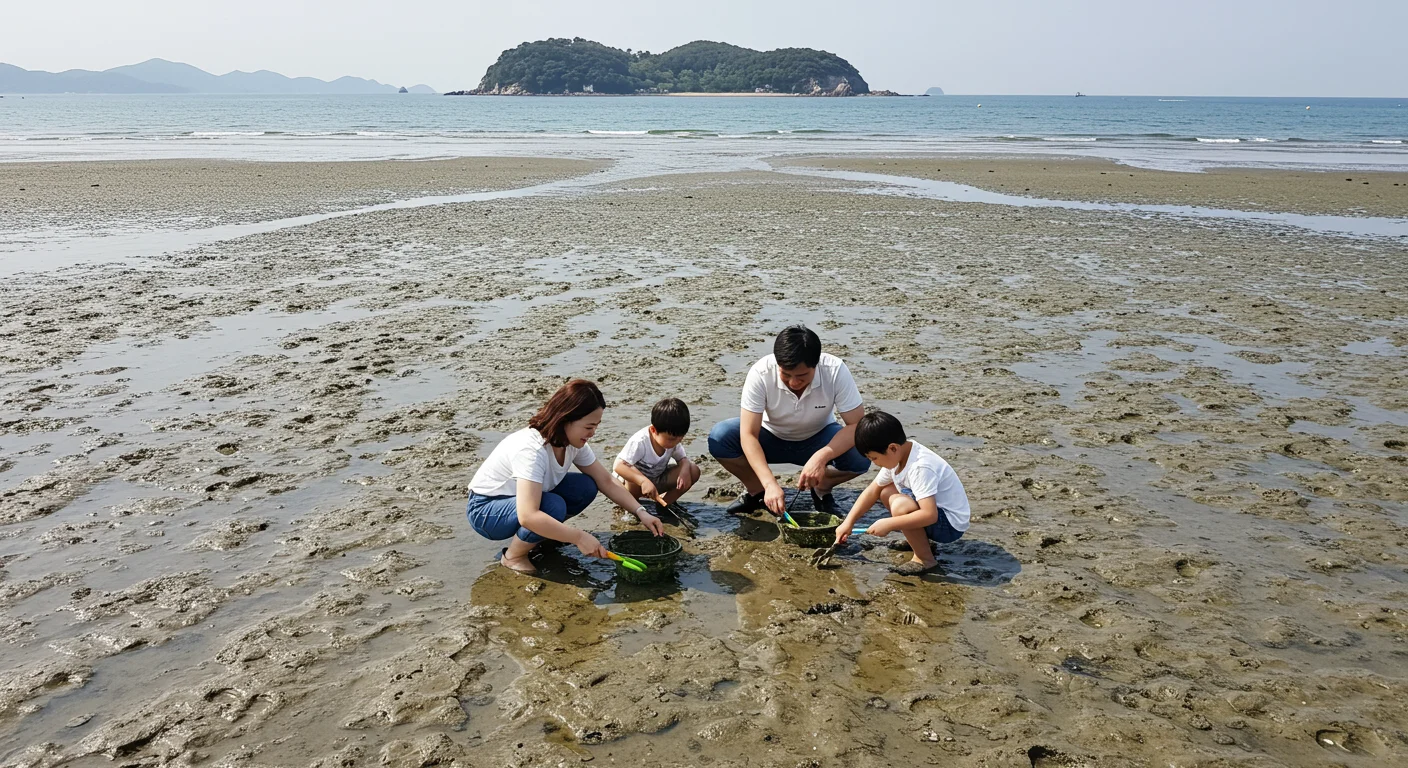 대이작도 갯벌체험과 해변의 특별한 즐거움 🦀
