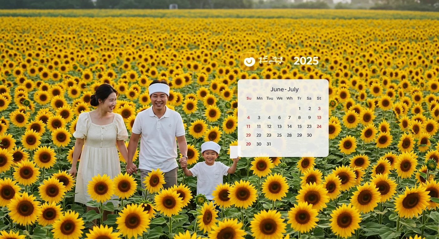 2025년 함안 강주 해바라기 축제 일정과 장소