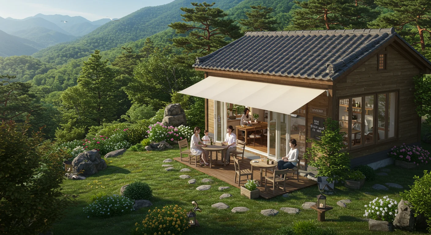 언양상북카페, 자연 속 힐링 공간을 만나다 🌳
