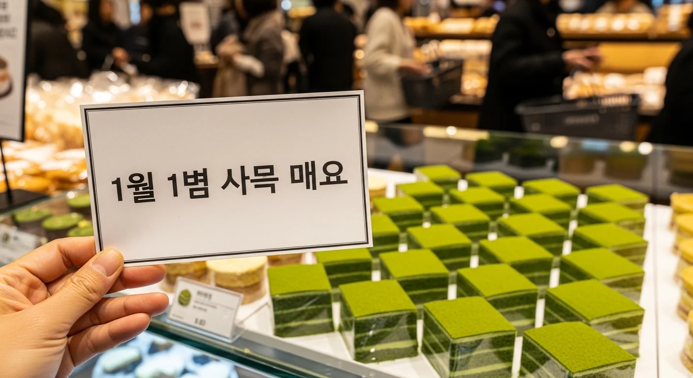 말차시루 가격과 구매 팁: 1인 1개 제한!