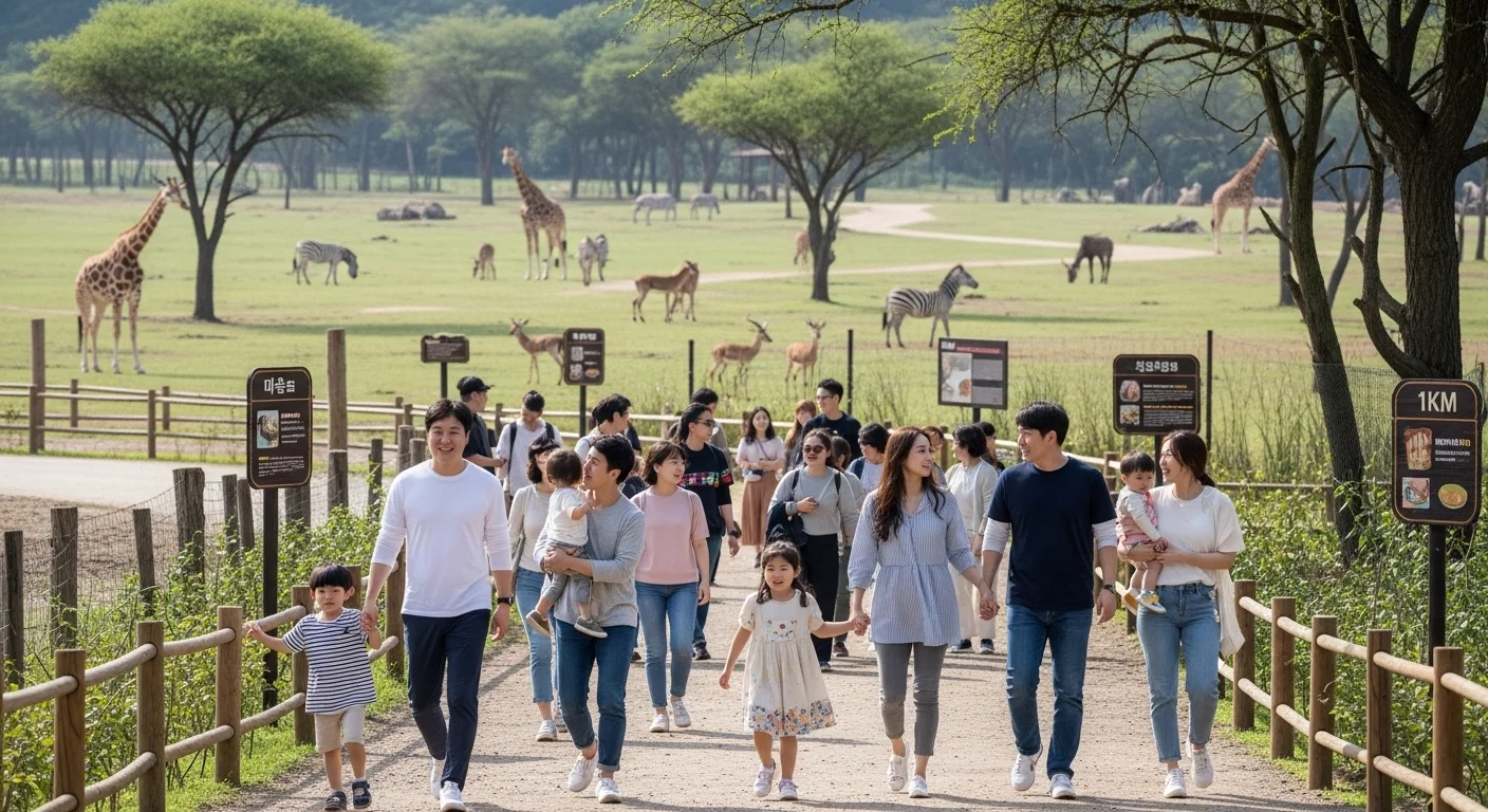 1km 도보 코스, 동물 친구들을 만나는 특별한 여정