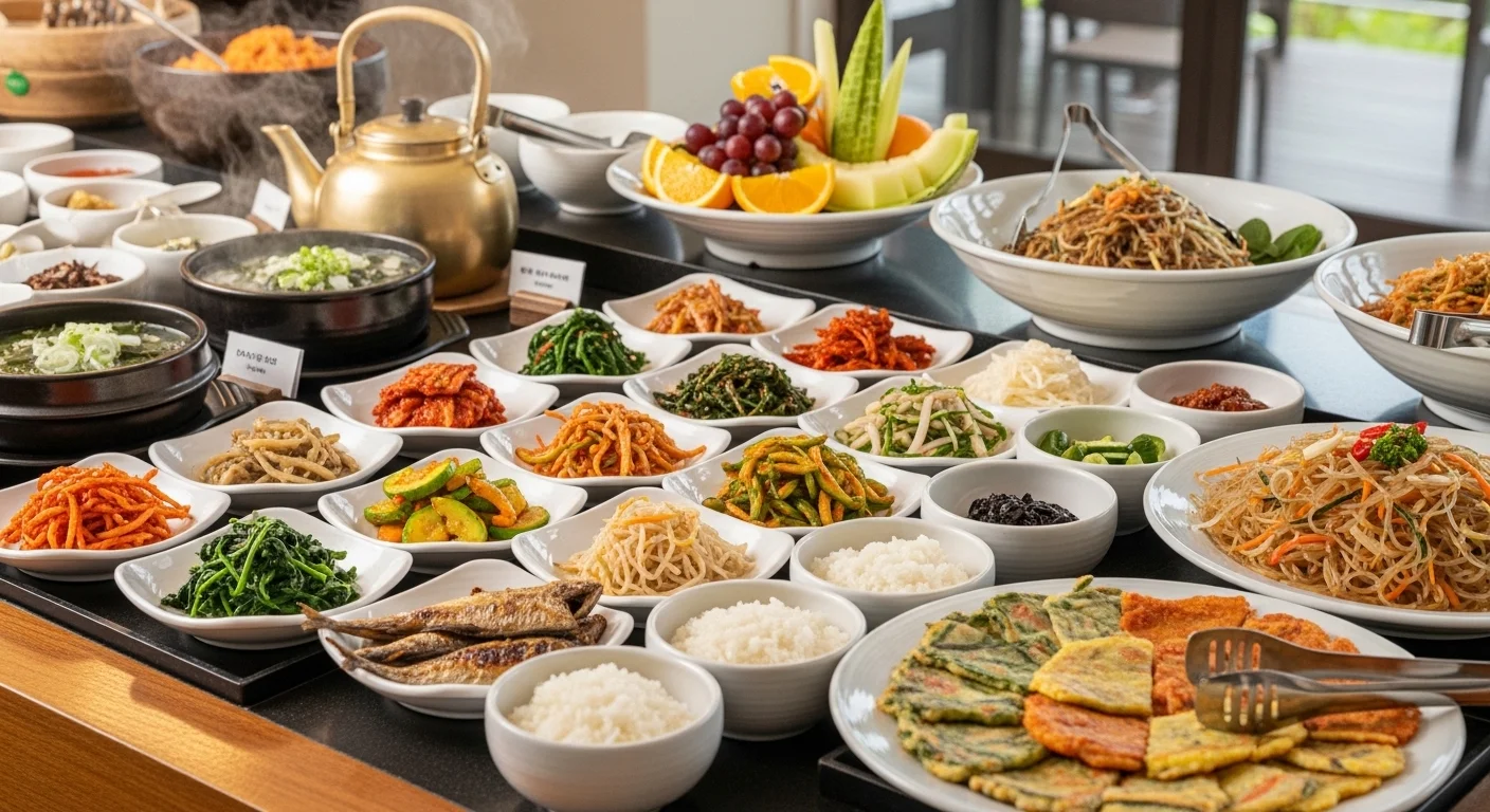 푸짐한 조식 메뉴: 한식 코너 완벽 분석