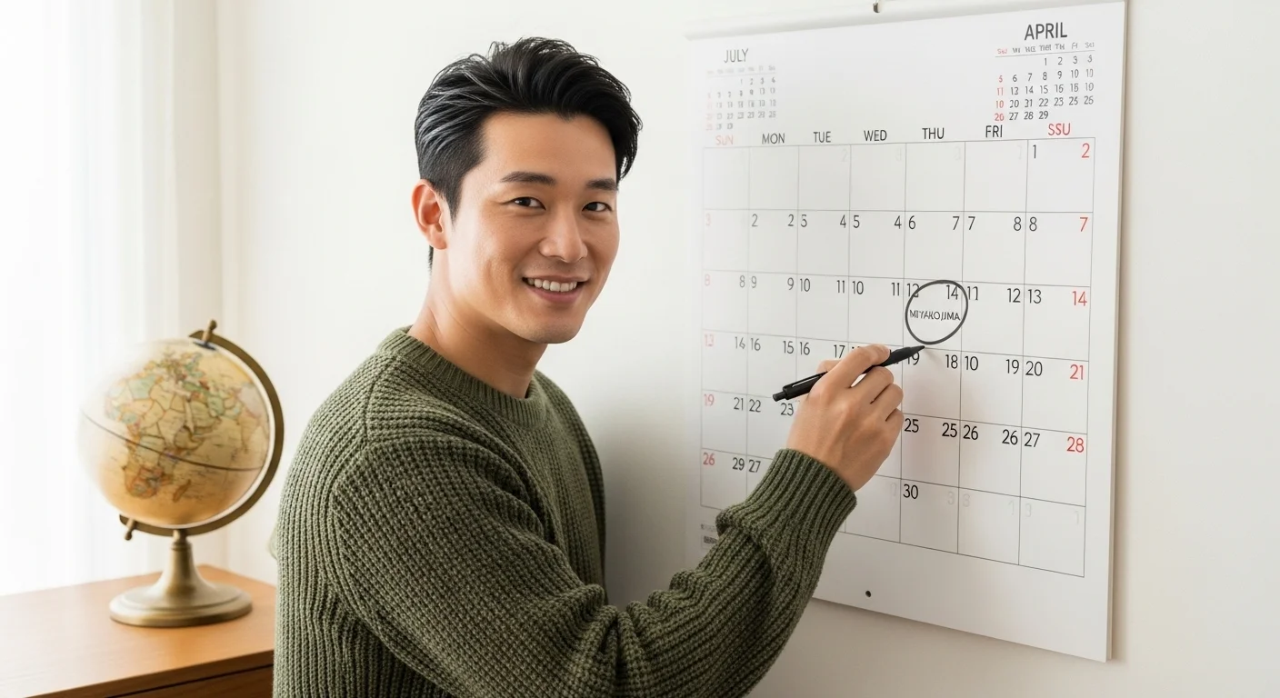 언제 예약해야 가장 저렴하게 미야코지마 항공권을 구할 수 있을까요?