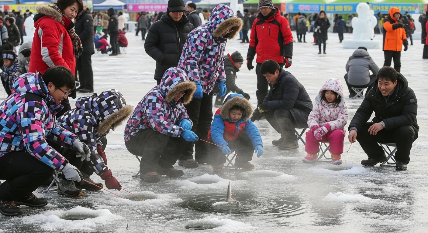 산천어 얼음낚시부터 맨손잡이까지!