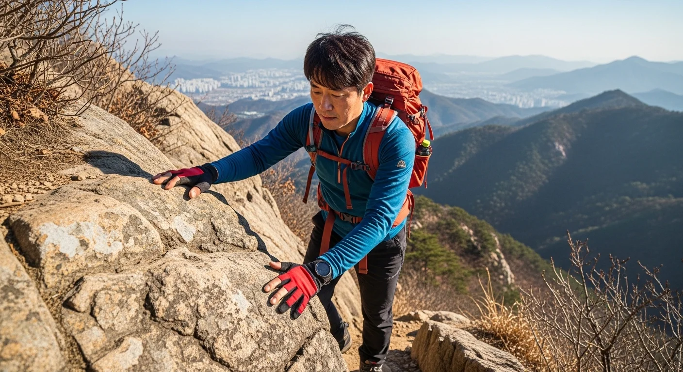 중급자 추천 코스: 사당역 능선 코스