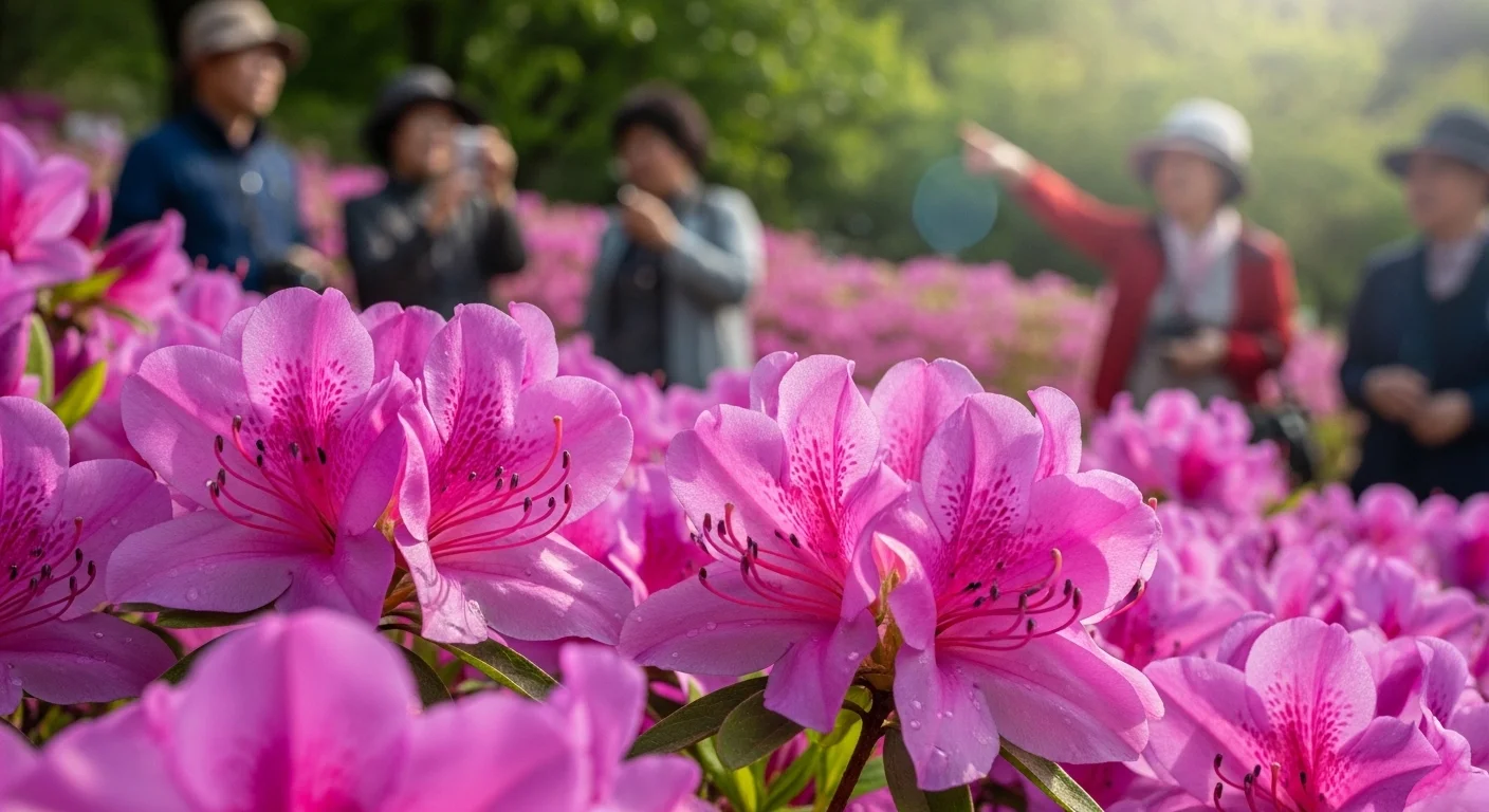 철쭉 개화 현황과 관람 꿀팁