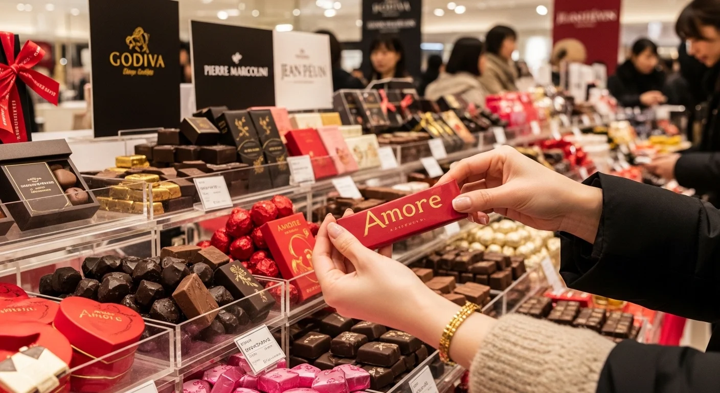 로맨틱한 추억 만들기: 발렌타인 데이 초콜릿 페어