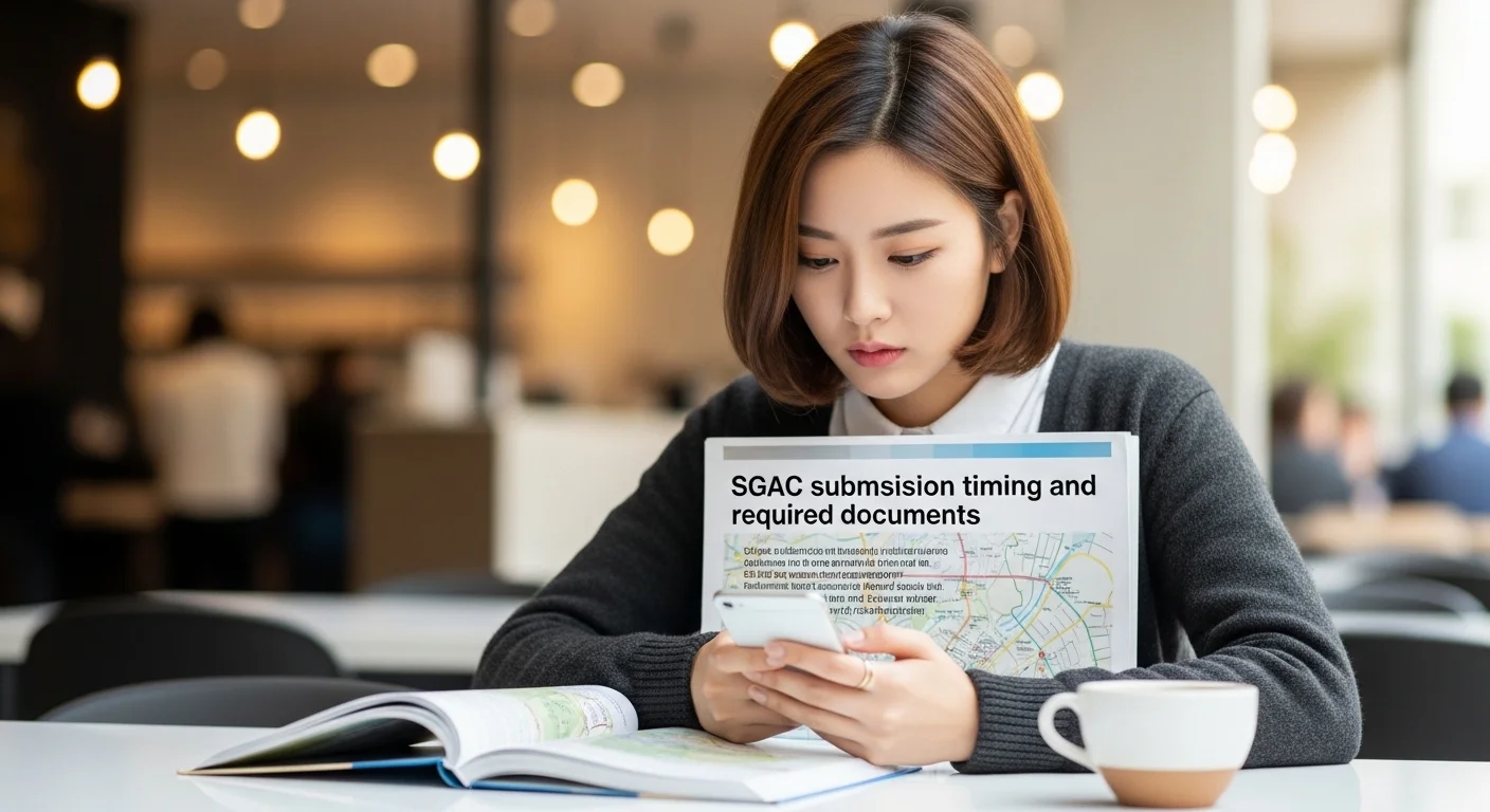 SGAC, 언제 제출하고 무엇을 준비해야 하나요?