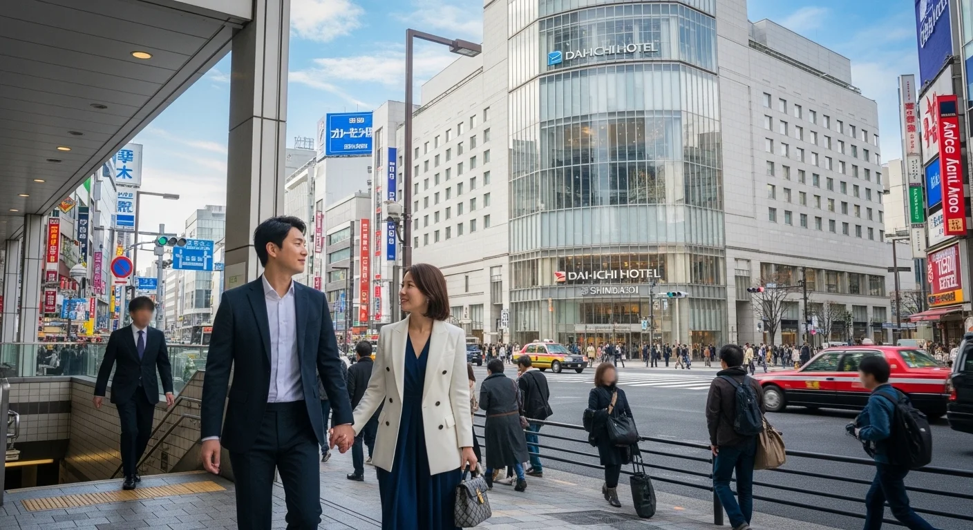 초우수 접근성! 신바시 역에서 2분 거리
