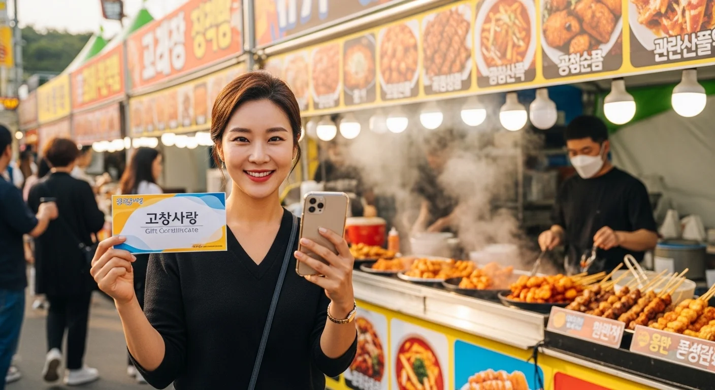 입장료, 주차료, 그리고 고창사랑상품권 활용법