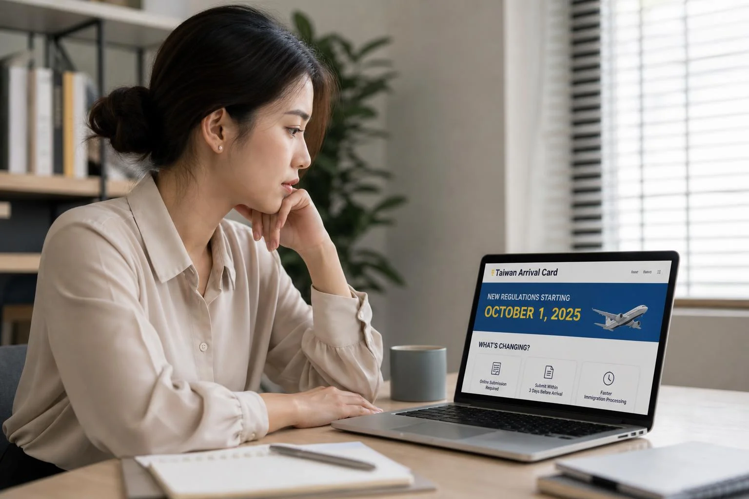 2025년부터 달라지는 대만 입국신고서 제출 방식과 시점