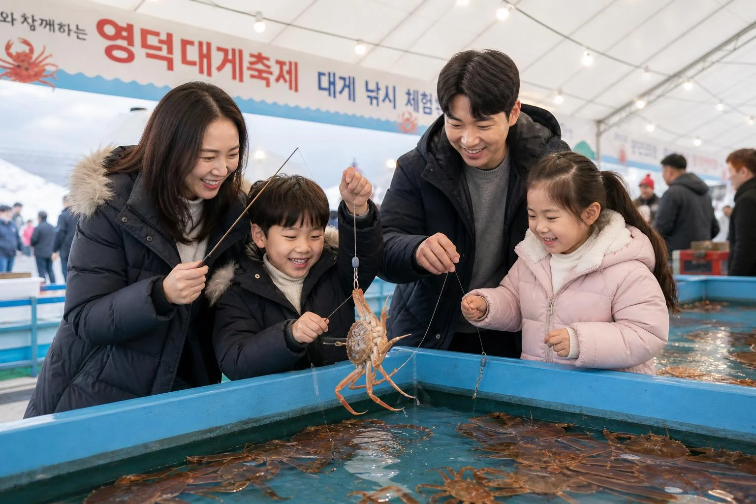 놓칠 수 없는 체험 프로그램: 직접 대게를 만나보세요!
