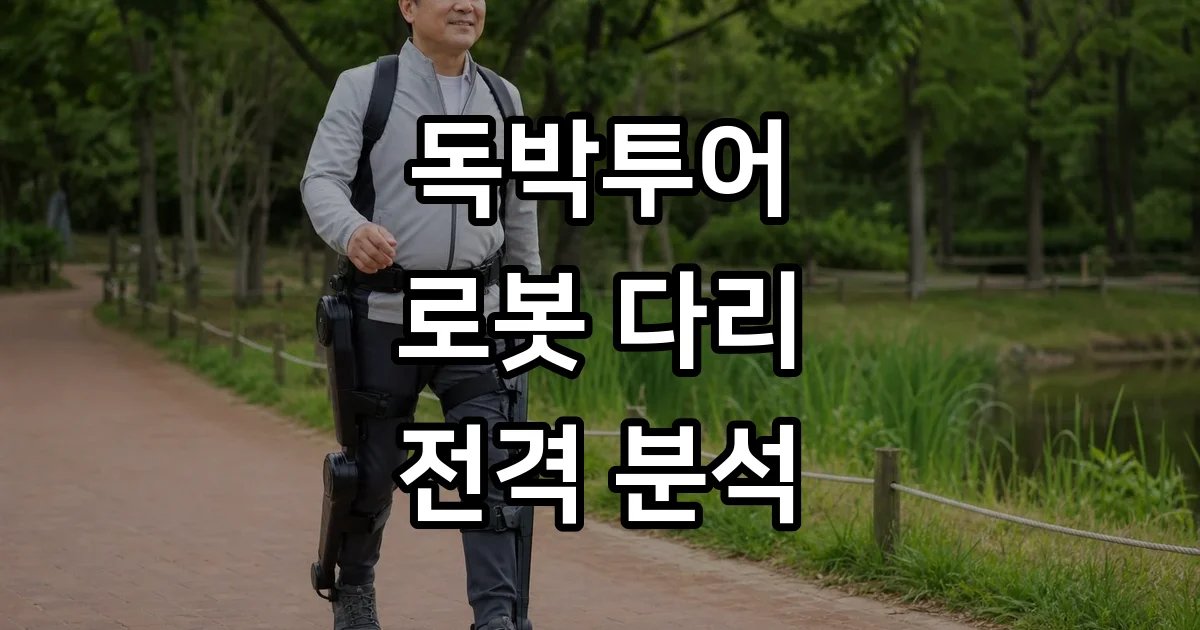독박투어 로봇 다리 보조기 가격 스펙 완벽 정리 독박투어 로봇 다리 보조기 가격 스펙 완벽 정리
