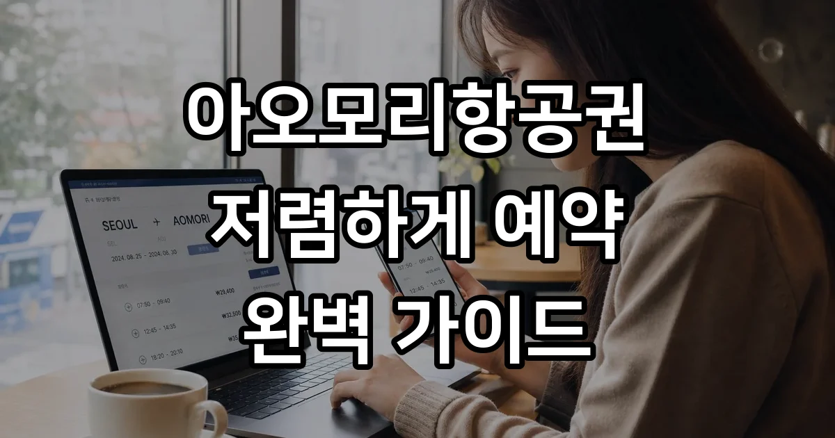 아오모리항공권 저렴하게 예약하는 방법 2026년 아오모리항공권 저렴하게 예약하는 방법 2026년